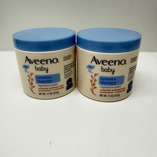 2 Aveeno Baby Eczema Therapy Nighttime Moisturizing Body Balm 11 oz Each