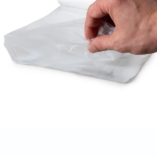 Clear 0.5 mil Plastic Drop Cloth, 9' x 12' (108 sq. ft.) LDPE Film Roll, Pack... - Picture 6 of 7