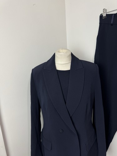 The Fold 3 Piece Suit Knighton Blazer Lovera Dress Slim Leg Trousers UK 12 BNWT - Picture 3 of 13