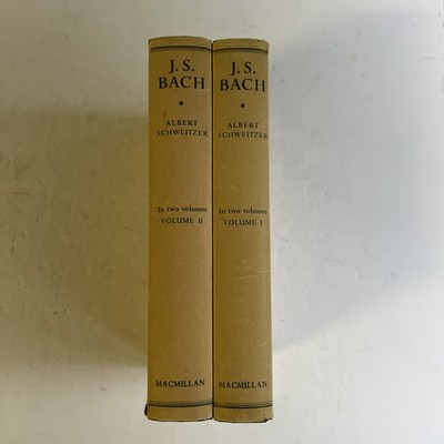 J.S. Bach Vol. I & II by Albert Schweitzer 1955,