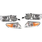 Headlight Kit For 2002-2003 Toyota Solara Left and Right With Corner Lights (For: Toyota Solara)