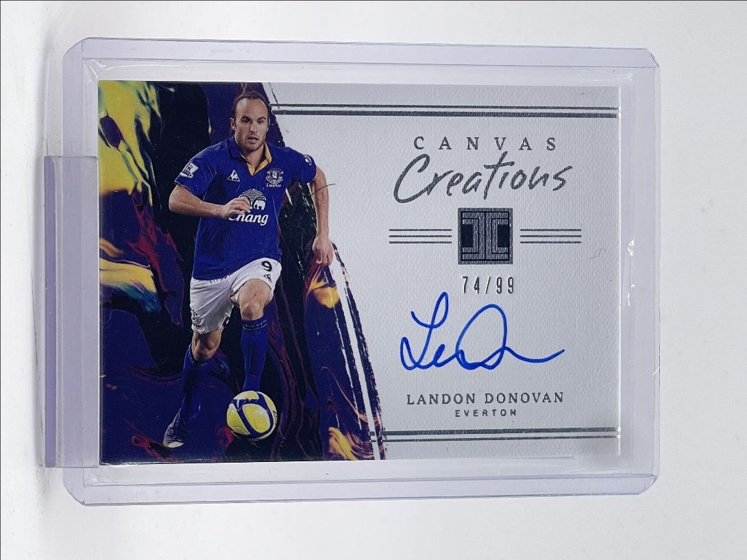 LANDON DONOVAN 2021 IMPECCABLE PREMIER CANVAS CREATIONS AUTO /99 Q0M-409