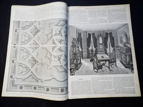 La Mode Illustree -Sunday, 11 November 1866, No.46, French Fashion Magazine. - Picture 2 of 5
