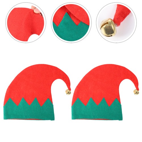 Sombreros de Navidad Sombreros de fiesta de Navidad Sombreros de decoración de festivales para niños 2 piezas - Imagen 7 de 12