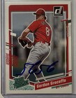 Gordon Graceffo Autographed 2023 Donruss Rated Rookie #73 Cardinals Auto