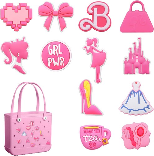 12pcs Charms for Bogg Bag, PVC Beach Simply Southern Totes,...