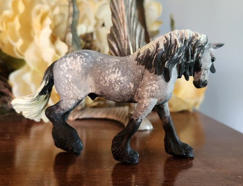 Custom Breyer Horse CM SM Horatio Othello Wintersong Walking Draft Drafter - Bild 2 von 2