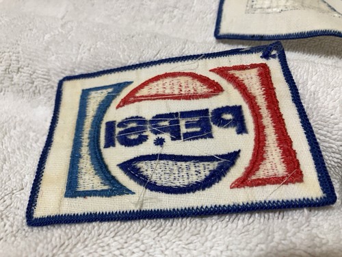 4 Original Various Pespi Soft Drink Advertisement Embroidery Sew-On Patches - Picture 14 of 21