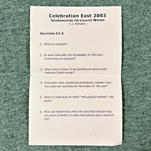 Celebration East 2003 Conference Sovereign Grace Ministries 7-Disc CD CJ Mahaney - Bild 12 von 12