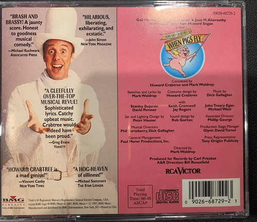 WHEN PIGS FLY - Original Cast Recording CD 1997 RCA AS NEW! - Picture 2 of 2