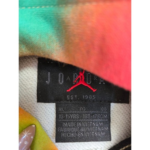 NWT Nike Jordan Jumpman Fleece Hoodie XL (13-15years) Tie-Dye Psychedelic - Picture 6 of 6