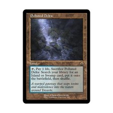 WOTC Modern Horizons 3 Polluted Delta (Retro Frame) (R) (Foil) NM