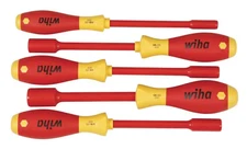 Wiha Insulated Softfinish Inch Nut Driver Set 5 Piece
