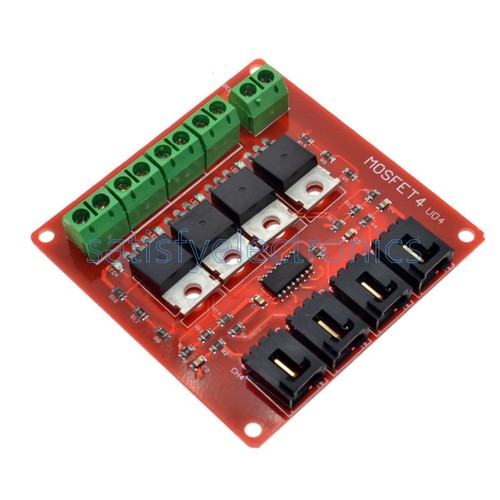 Four Channel 4 Route MOSFET Button IRF540 V2.0 MOSFET Switch Module For Arduino - Picture 2 of 4