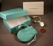 Tiffany Co Sterling Silver 925 Key Chain Ring Please Return To .. Pinnacle CNN