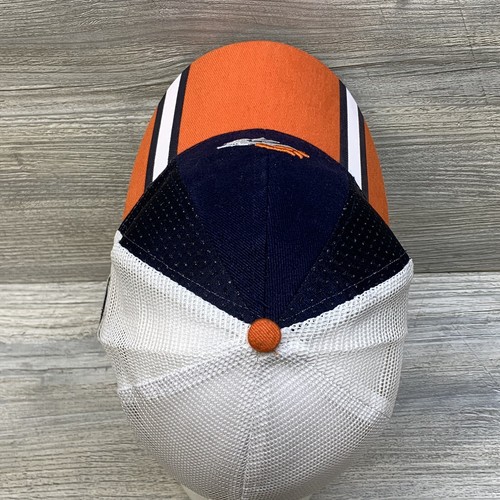 Denver Broncos NFL Orange Blue White Adult Fitted Cap Hat Size 8-20 Free Ship - Picture 9 of 12