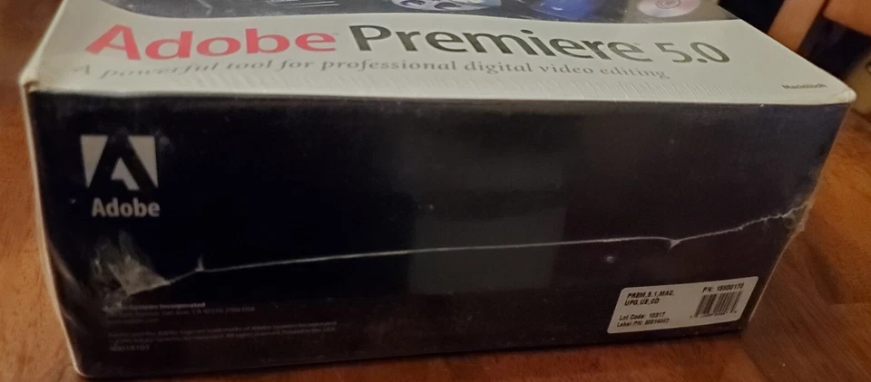  Adobe Premiere 5.0 / 5.1 Big Box Full UPGRADE Version SEALED  Macintosh NEW - Image 4 of 4