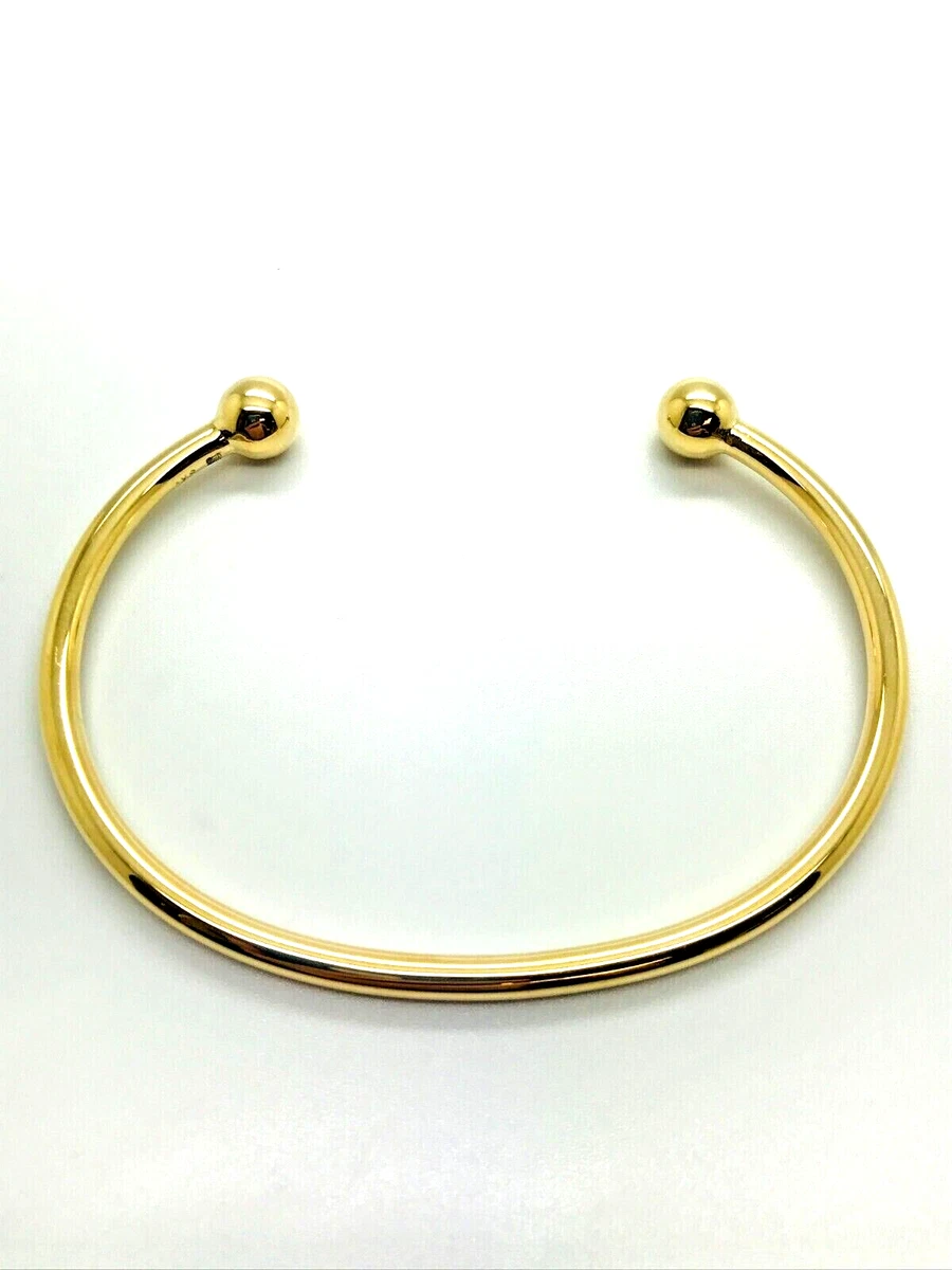 9ct Gold Ladies Torque Bangle 3.5mm CHEAPEST ON EBAY