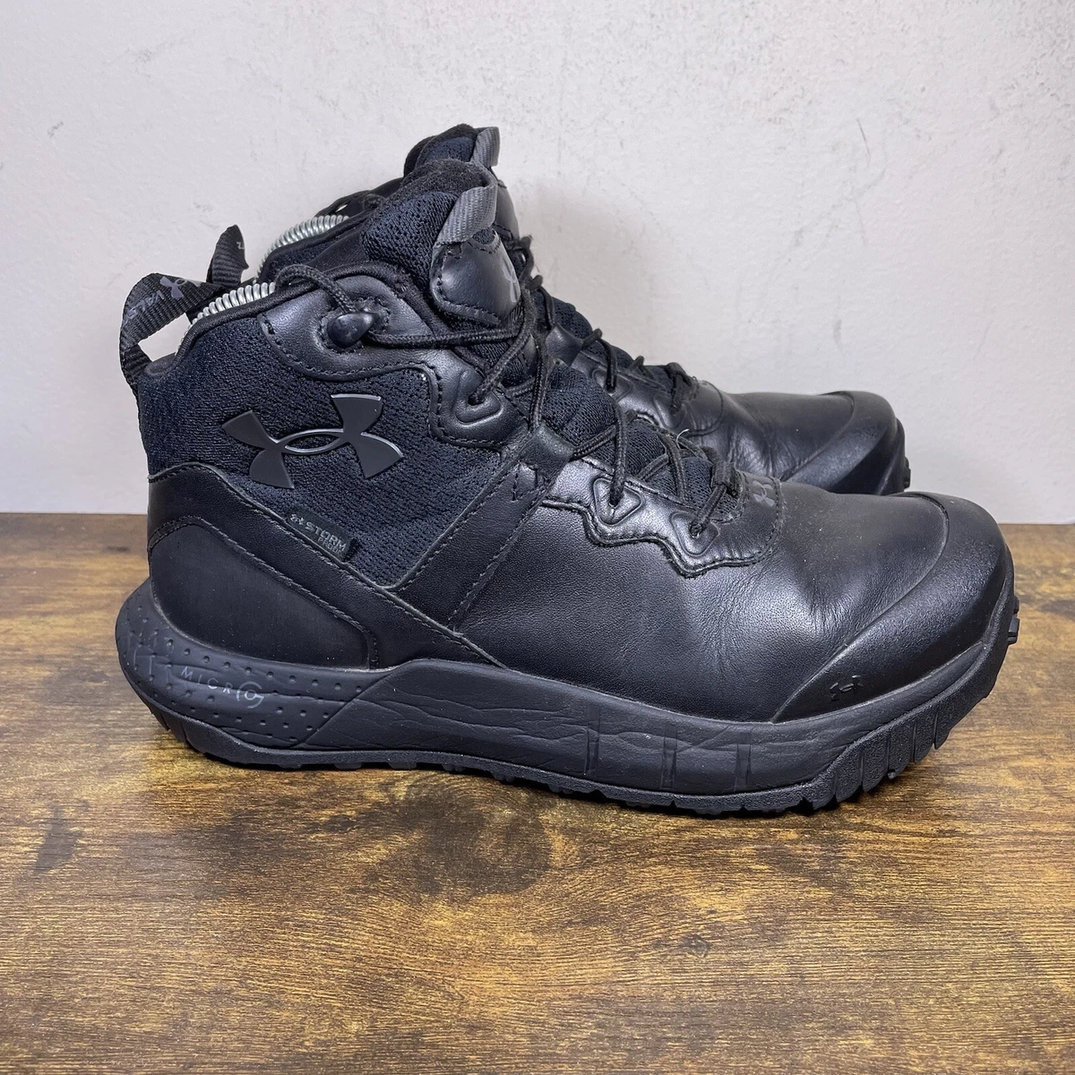 Under Armour Micro G Valsetz Black Tactical Boots Shoes Women s