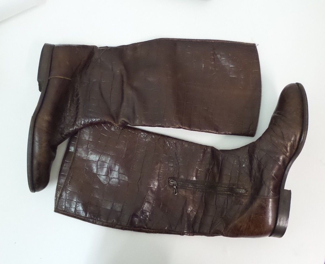 botas De Cocodrilo Cuero Vintage por Bally Talla 39 Circa 1980s botas De Cocodrilo Cuero Vintage por Bally Talla 39 Circa Circa Circa 1980s hasta 42% de descuento