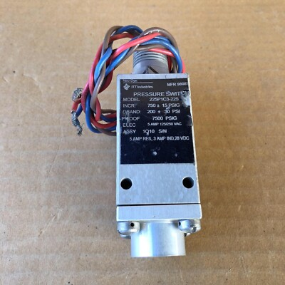#ad NEO DYN ITT 225P1C3 225 PRESSURE SWITCH $106.15