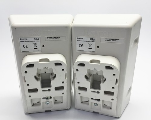 Extron SM 3 SpeedMount Compact Full-Range Surface Mount Speakers (White - Set) - Picture 2 of 4