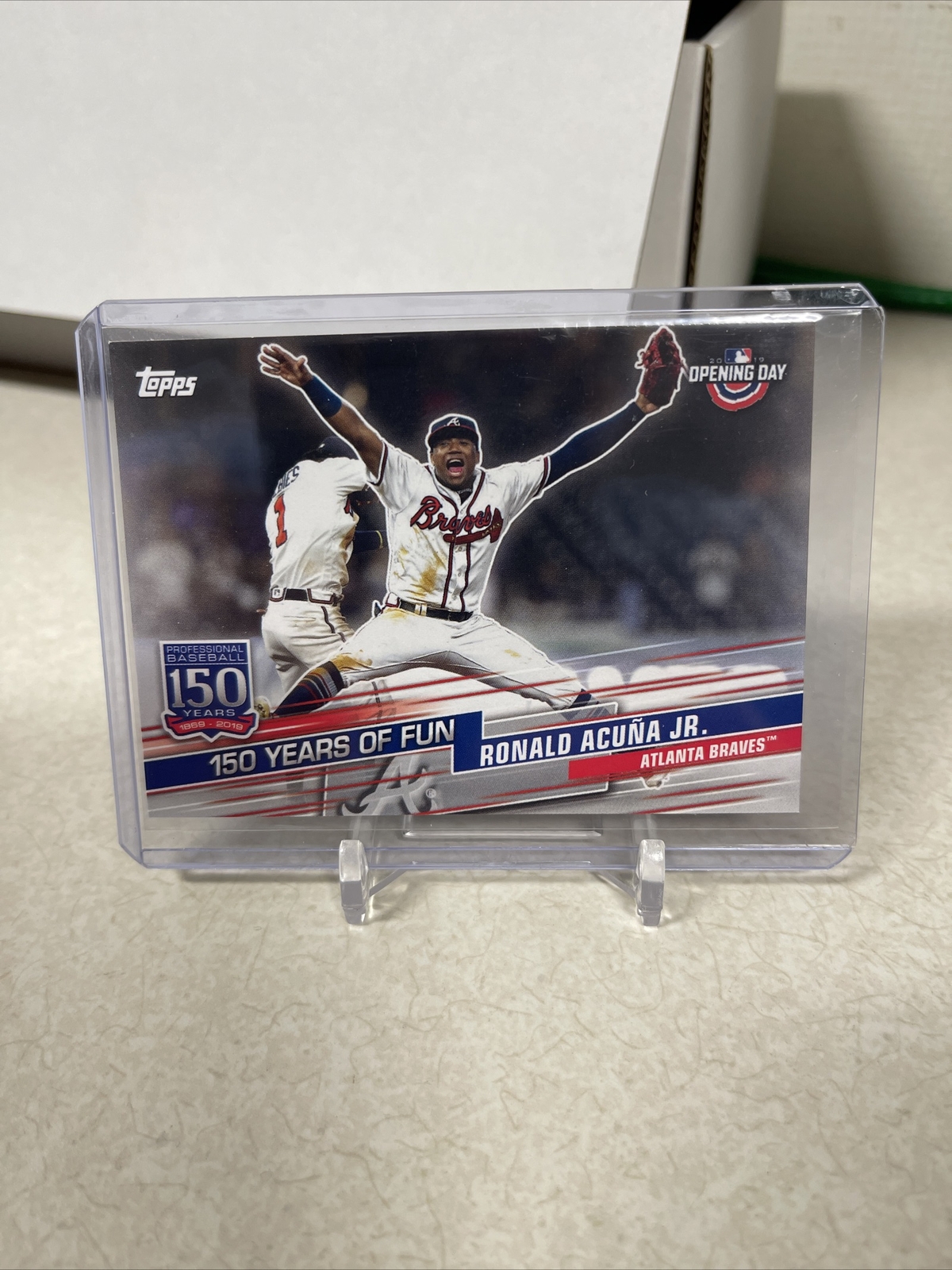 RONALD ACUNA JR 2019 Topps Opening Day 150 Years Of Fun SP