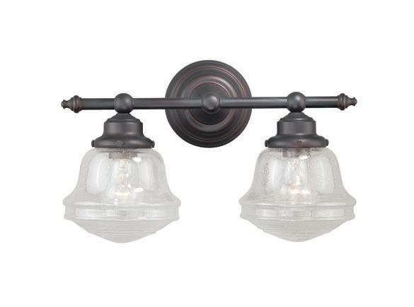 Vaxcel Lighting W0189 Huntley 2 Light 16 W Bathroom Vanity Vaxcel Lighting W0189 Huntley 2 Light