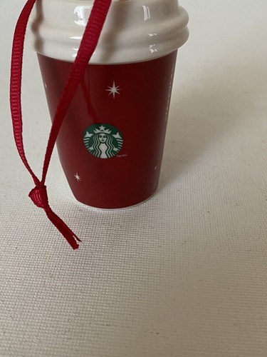 Starbucks Coffee Holiday 2012 Schneemann Ornament Sammlerstück - Bild 3 von 5