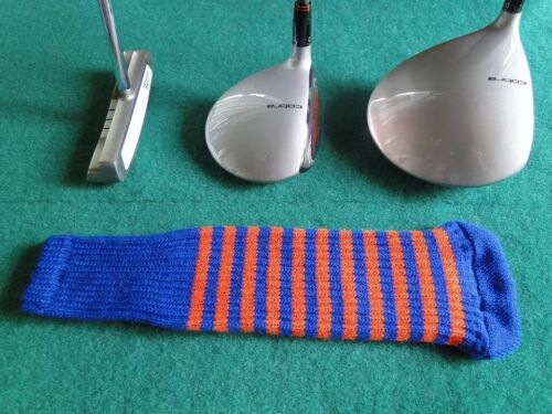 Knitted Zebra Style Golf Club Head Covers - Driver, Fairway, Putter - Universal - Picture 71 of 84