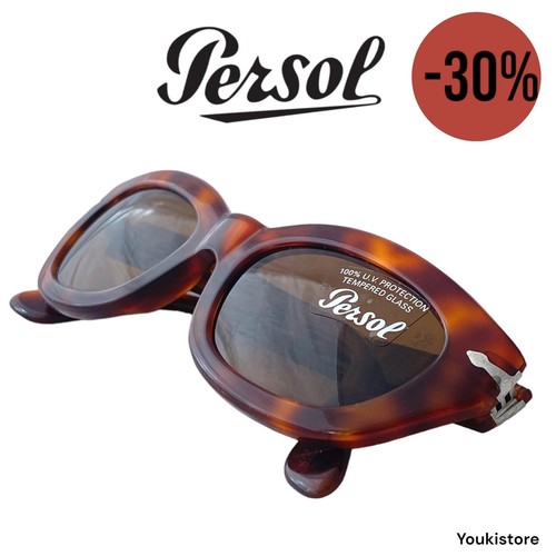 PERSOL occhiali da sole 2572-S 30/33 VINTAGE sunglasses 50 20 135 M.in Italy CE - Picture 6 of 11