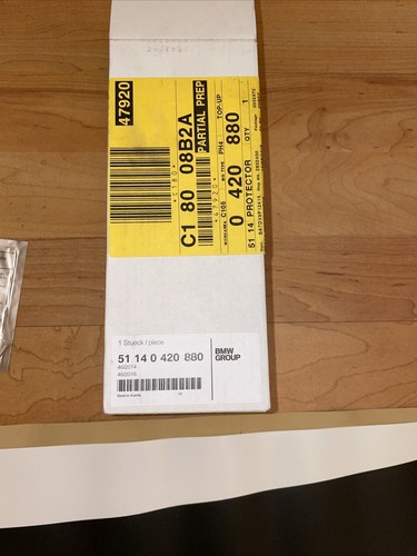 Genuine BMW Rear Bumper Loading Edge Protector Film Part Number 51140420880 - Picture 2 of 4