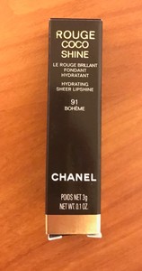 Chanel-Rouge-Coco-Shine-Hydrating-Sheer-Lipshine-Lipstick-91-Boheme