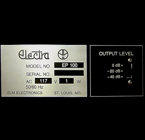 ELECTRA EP-100 Analog Delay, Mic & Instrument Inputs, Tone, Repeat, VINTAGE Unit - Picture 6 of 13