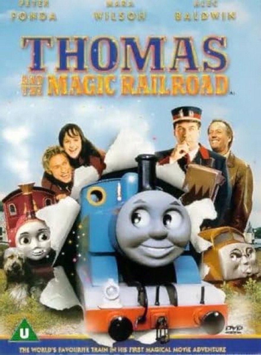 THOMAS THE TANK ENGINE AND THE MAGIC RAIL ROAD DVD railroad