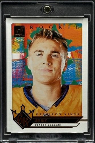 2024 Panini JJ McCarthy Purple Color Blast Rookie Card – SSP, 1-of-1, Vikings