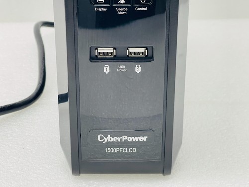 USED - CyberPower 1500PFCLCD 1350VA/810W PFC Sinewave UPS System 10-Outlets - 第 9/17 張圖片