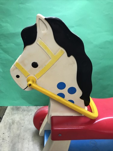Vintage 1976 Fisher Price Riding Horse Toddler Ride On - Cute! Read - Fast Ship! - Picture 2 of 23