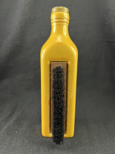 Johnnie Walker Red Label Whiskey Bottle Brush / Bar Brush Yellow Vintage - Picture 3 of 7