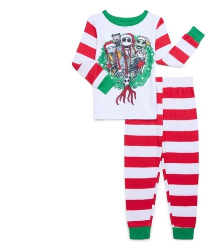 New Nightmare Before Christmas Jack, Sally and Characters Kids Pajama Set 4  - Picture 1 of 5