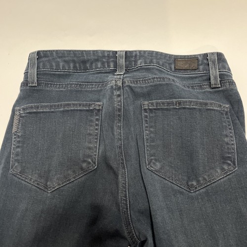 Paige Women’s Dark Wash Skinny Nina Denim Jeans Size 26 Ankle Slit Cool Pockets - Picture 17 of 18