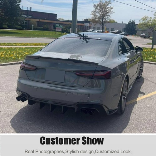For Audi A4 Sline /S4 B9.5 2020-23 Dry Carbon Rear Bumper Diffuser Lip Body kits - Picture 2 of 12