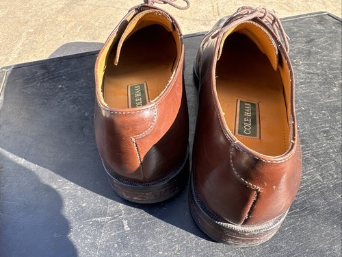 Zapato de vestir Cole Haan para hombre Oxford talla 13 D cuero marrón puntera - Imagen 13 de 22
