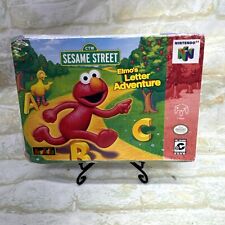 Nintendo 64 N64 Sesame Street Elmo's Letter Adventure New Sealed Look Pictures