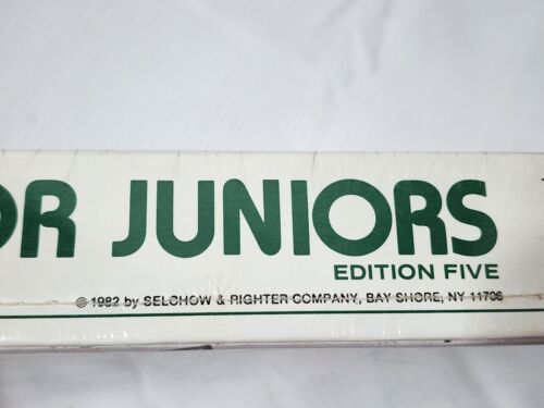 Gioco da tavolo vintage Scrabble For Junior - Selchow & Righter età 6-10 - SIGILLATO - Foto 12 di 12
