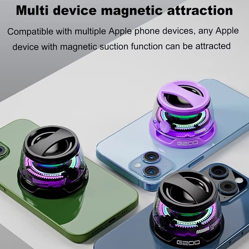 Mini Altavoz Bluetooth Magnético Multifuncional Altavoz Inalámbrico RGB Luz de Color - Imagen 13 de 24