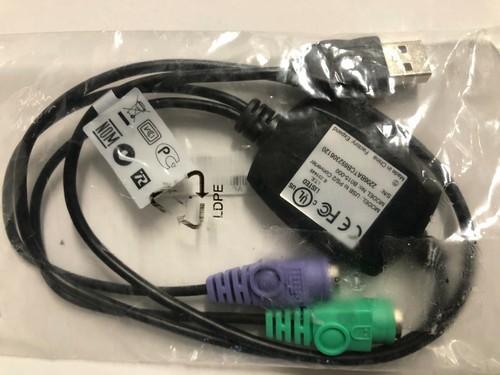 TRIPP LITE B015-000 USB TO PS/2 KEYBOARD/ MOUSE ADAPTER * NIB * NEW - Picture 2 of 4