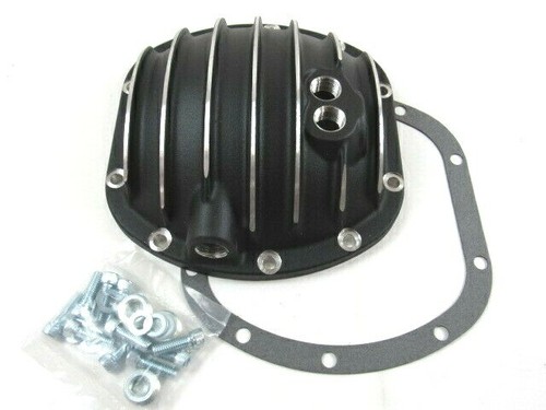 Dana 30 10 Bolt Front Aluminum Differential Cover Black C23801BK - Picture 1 of 3