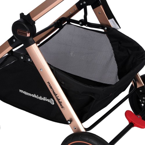 Baby Pram Stroller Mamakiddies 2in1 Pacto City Compact Light Weight Bassinet - Picture 10 of 10