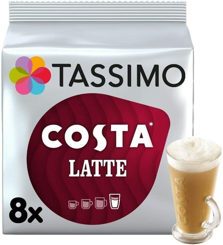Tassimo Coffee Pods Variety Box 5 Packs 56 Cups (Costa Kenco LOR Jacobs Cadbury) - Picture 4 of 7